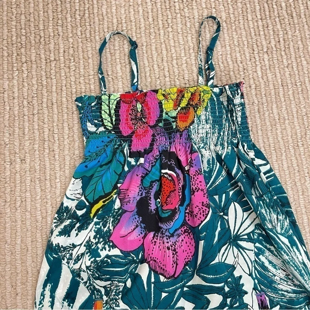 Desigual Floral Sleeveless Jumpsuit Size 5/6 Girls